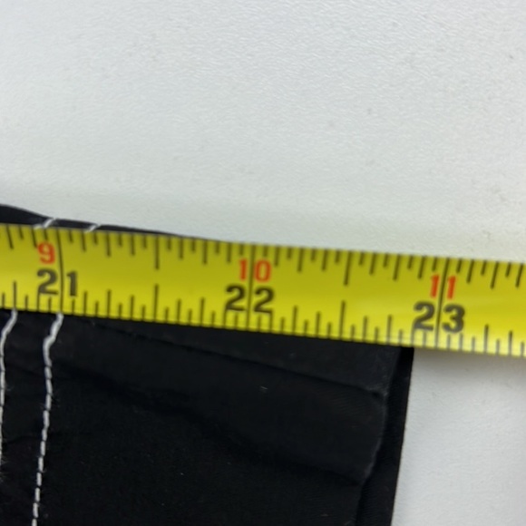 Denver Hayes y2k black casual pants with white stitching - Picture 8 of 9